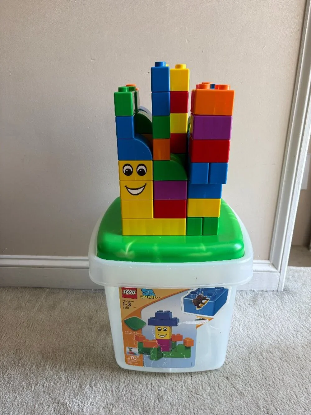 RARE and Vintage, Lego Quatro blocks for toddlers